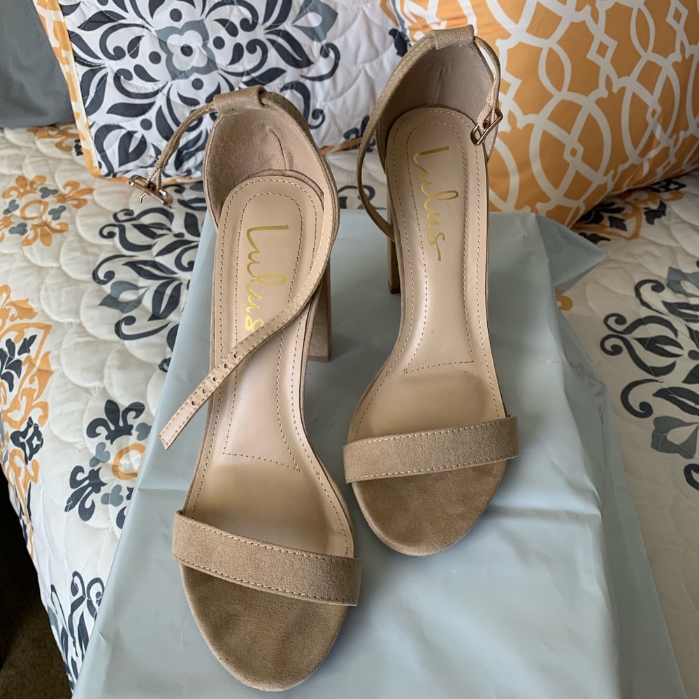 Lulu’s Ankle Strap Heels